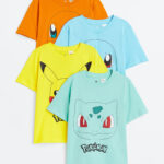 4 Pack Printed T-Shirt1