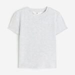 Cotton and Ribbed Jersey Top1